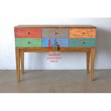 Console table with drawers